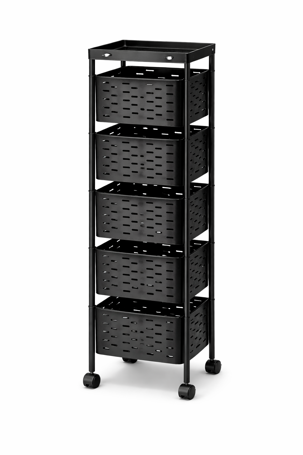 5-Tier Rolling Kitchen Utility Cart