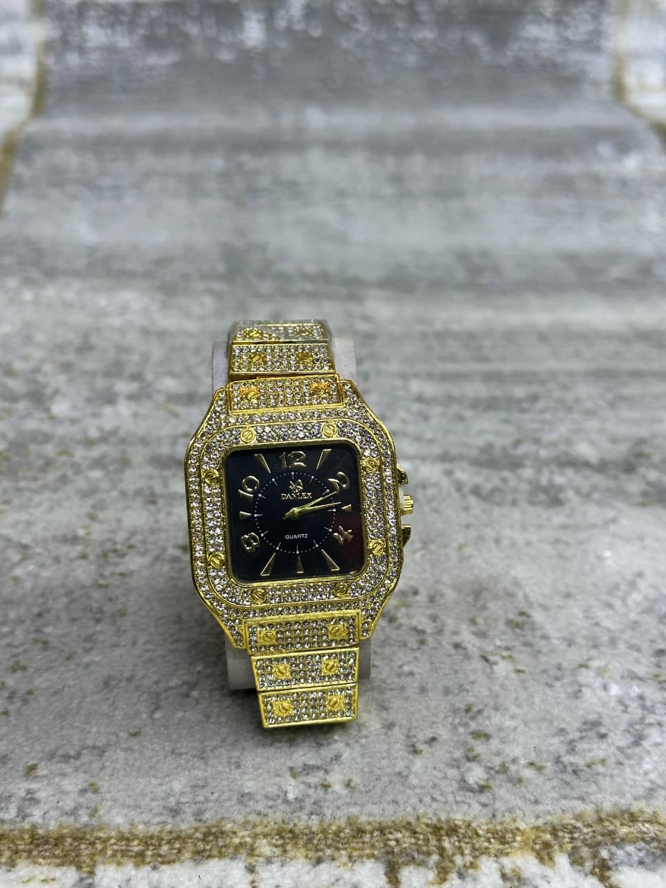 Gold Plated Diamond Style Wrist Watch