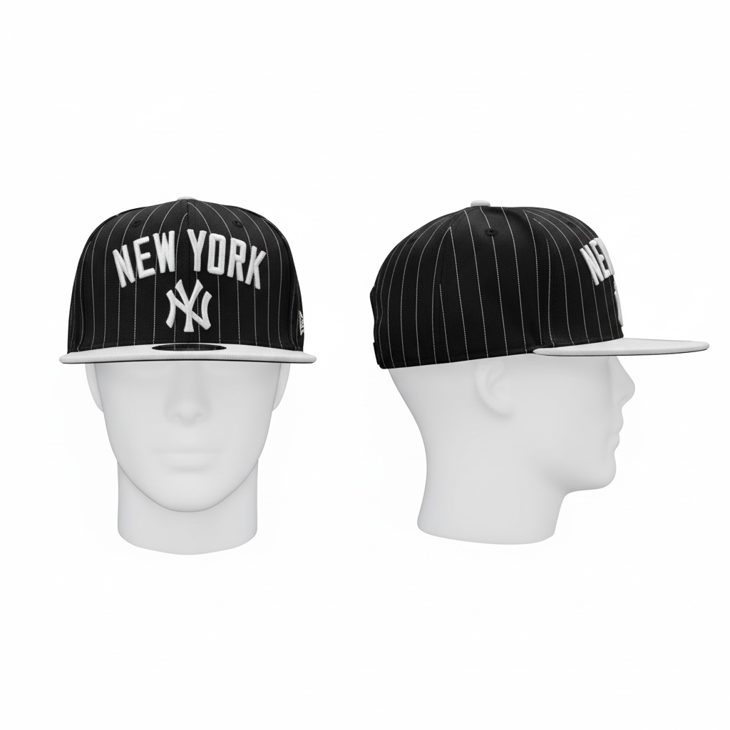 New York Yankees Pinstripe Snapback Cap – Classic MLB Streetwear