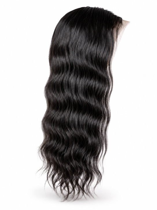 Natural Black Body Wave Lace Front Wig