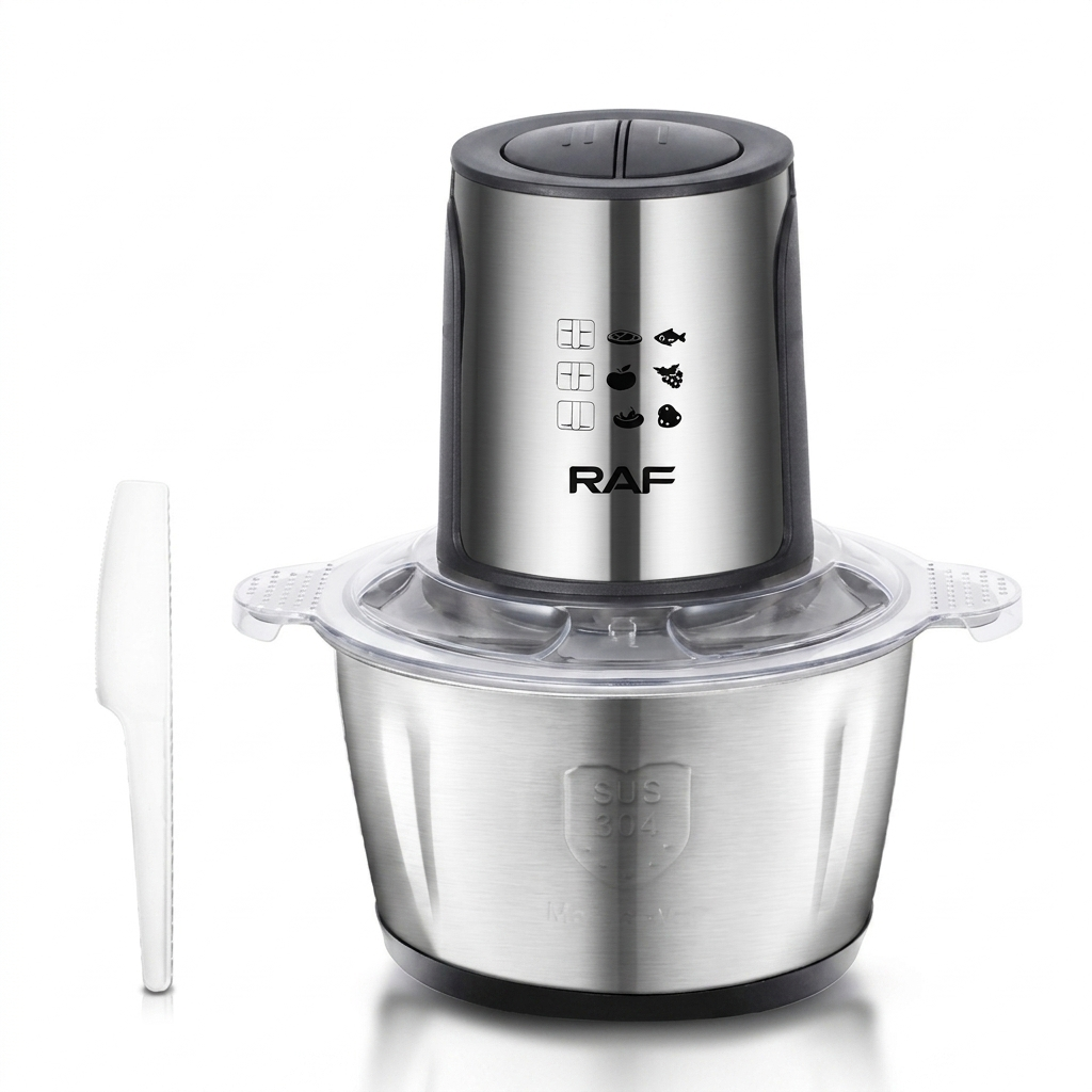 RAF Electric Food Processor & Meat Chopper R.7019 – 1000W Stainless Steel Grinder