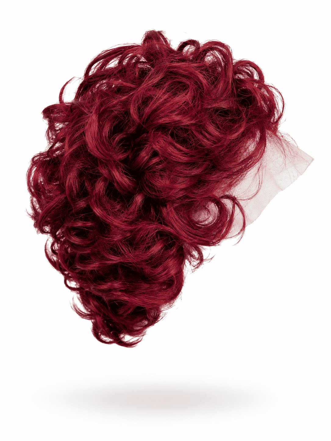 Burgundy Curly Lace Front Wig