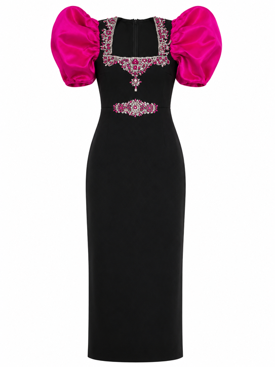 Luxury Embellished Maxi Dress 630