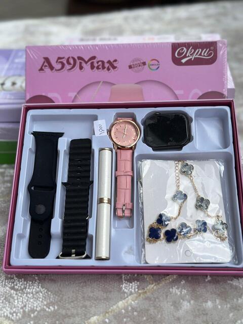 A59 Max Smart Watch Gift Set