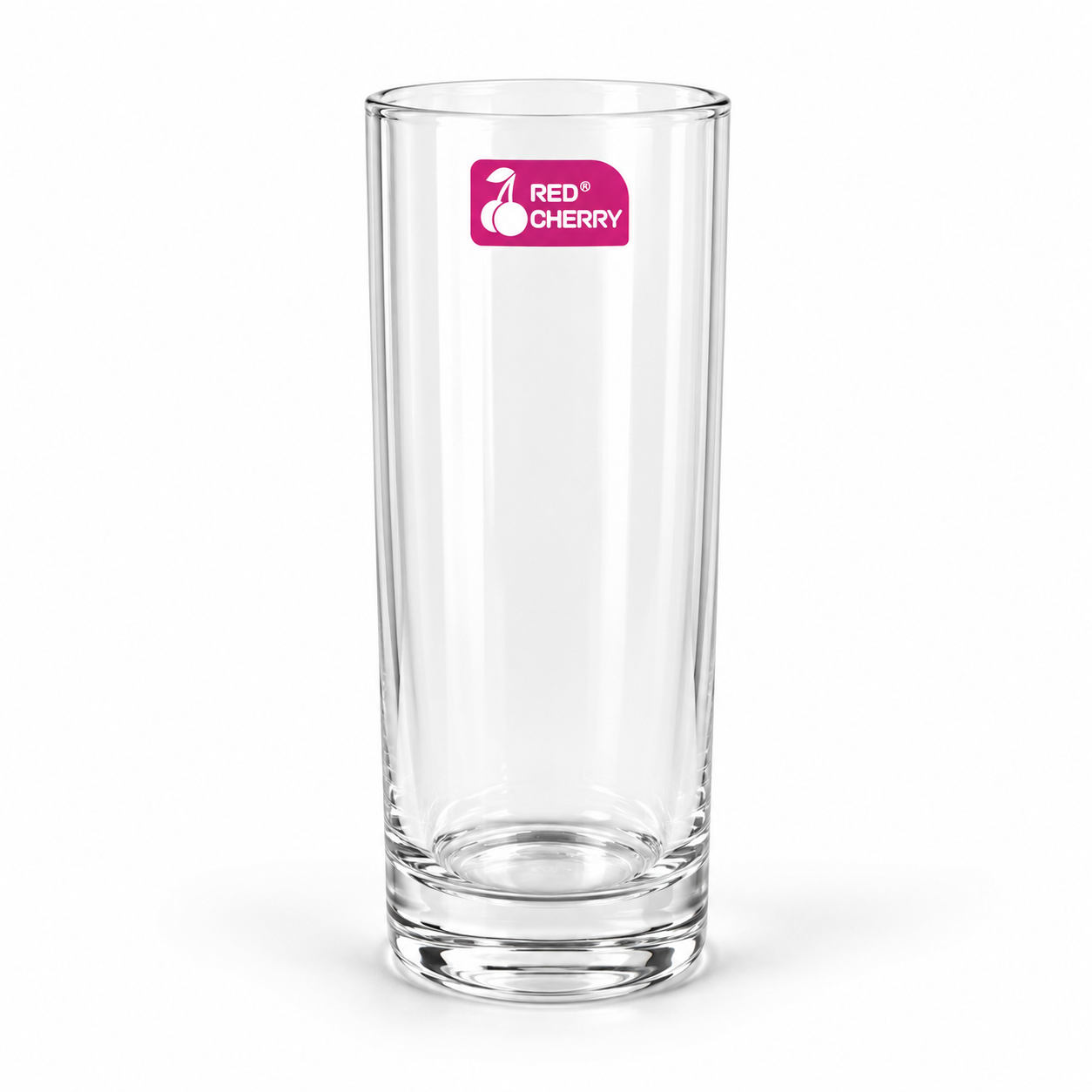 Red Cherry Highball Drinking Glass 6PCS-(60138)