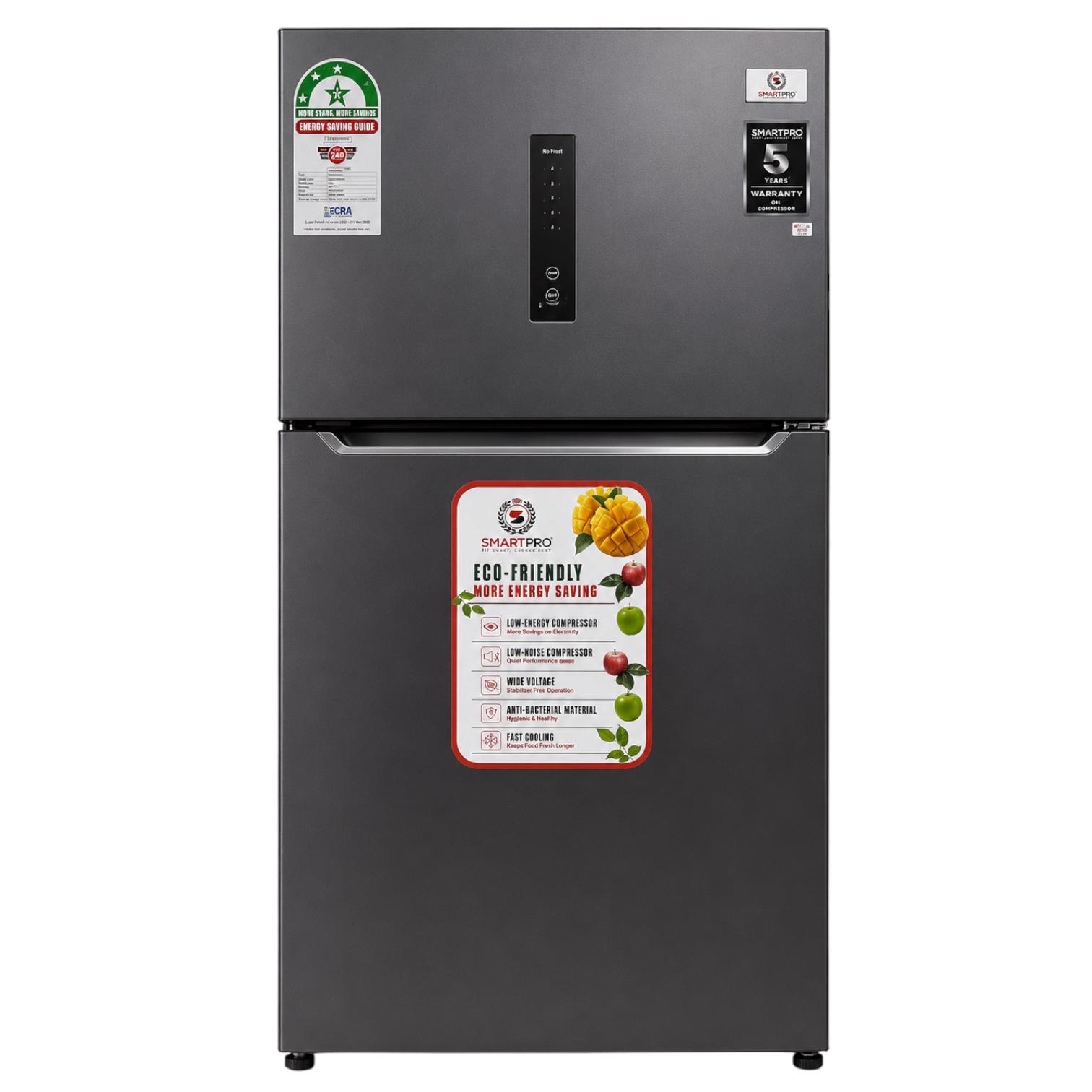 SMARTPRO 595L Double Door Refrigerator-(SFR-595-DT-I)