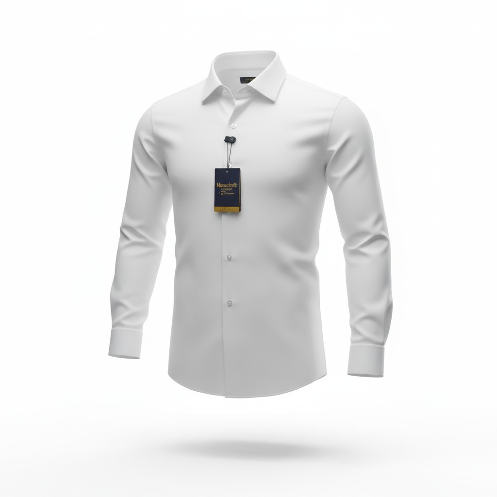 Manschett Official Shirt, White-Slim Fit - Turkey Edition (4142-01)
