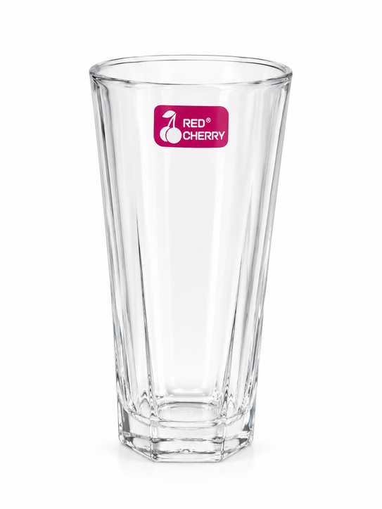 Red Cherry Daily Glass Tumbler 6PCS Set-(510A)