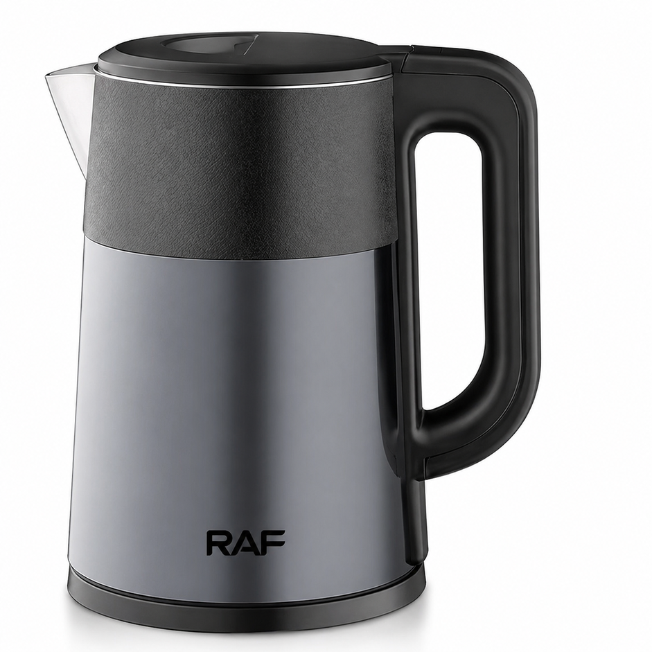 RAF Electric Kettle 2.5L (R.7956) – Fast Boil Stainless Steel Water Boiler