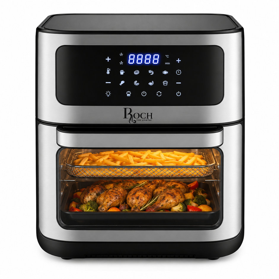 Roch RAF-5340-D Digital Air Fryer Oven - 12L