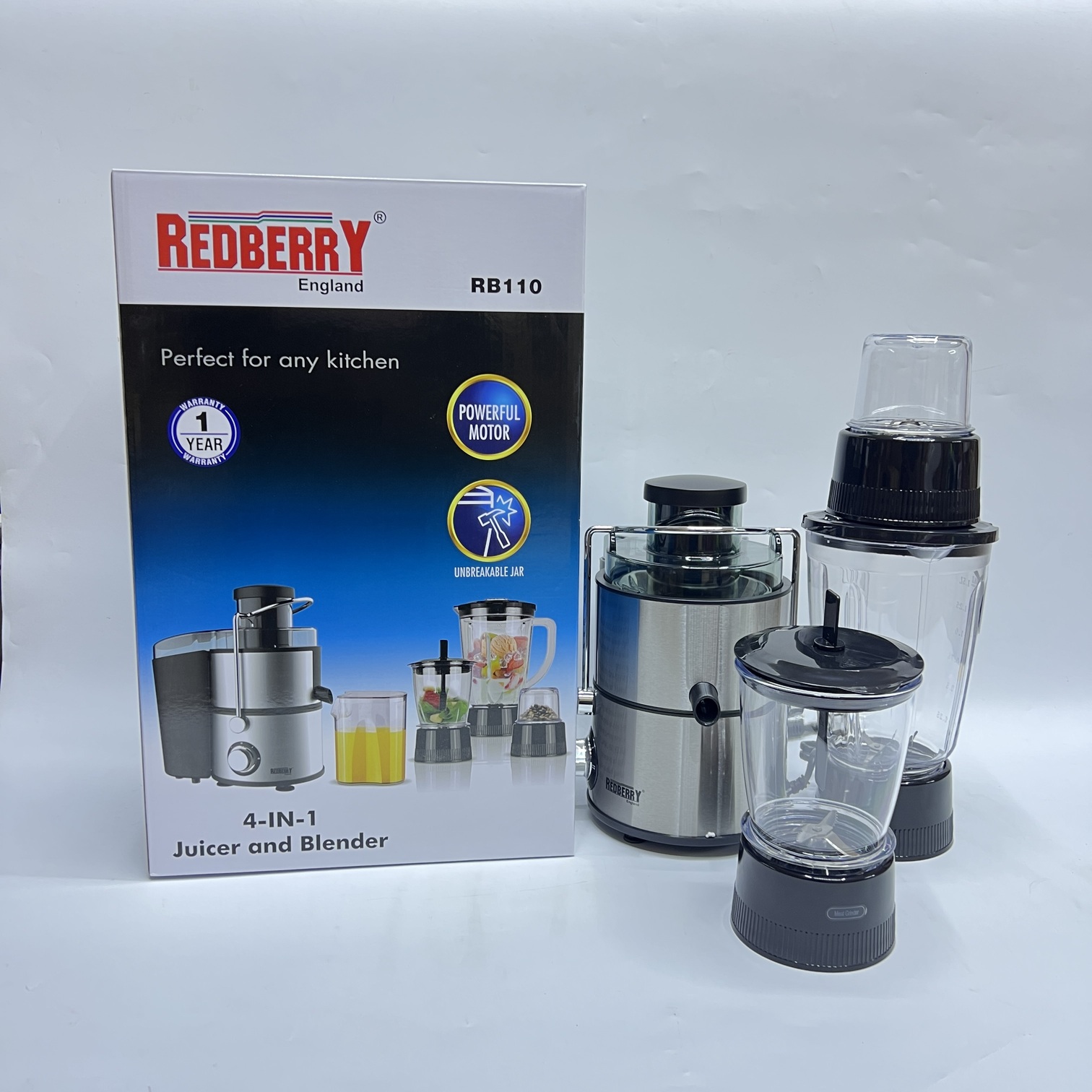 Redberry 4-in-1 Juicer & Blender RB110