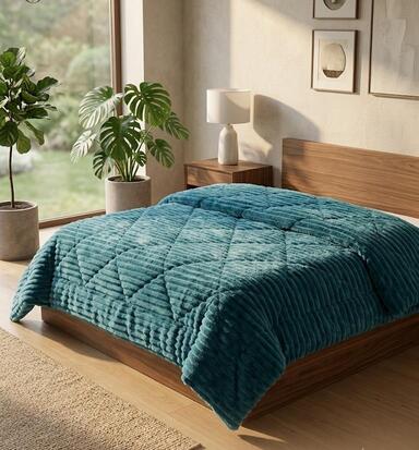 Luxury Faux Fur 6×6 Duvet Set