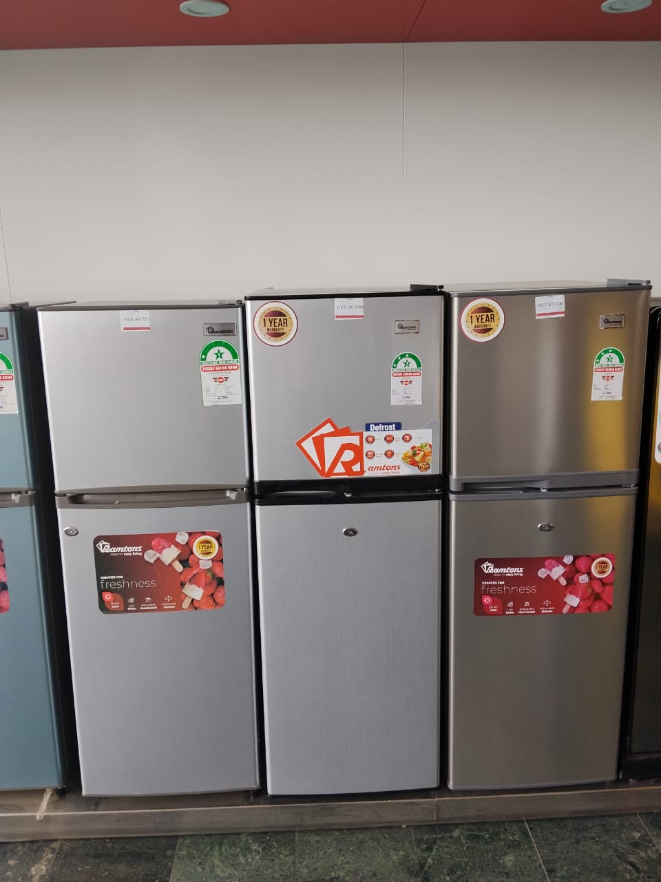 Volsmart VL-BCD138 138L Double-Door Refrigerator (Top Freezer) with Energy-Saving Compressor, Adjust