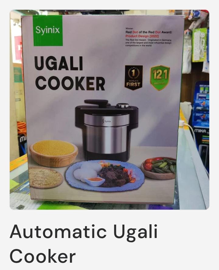 Syinix Automatic Ugali Cooker (Red Dot Award 2022 Winner) – Fully Automatic Multi-Functional Swallow