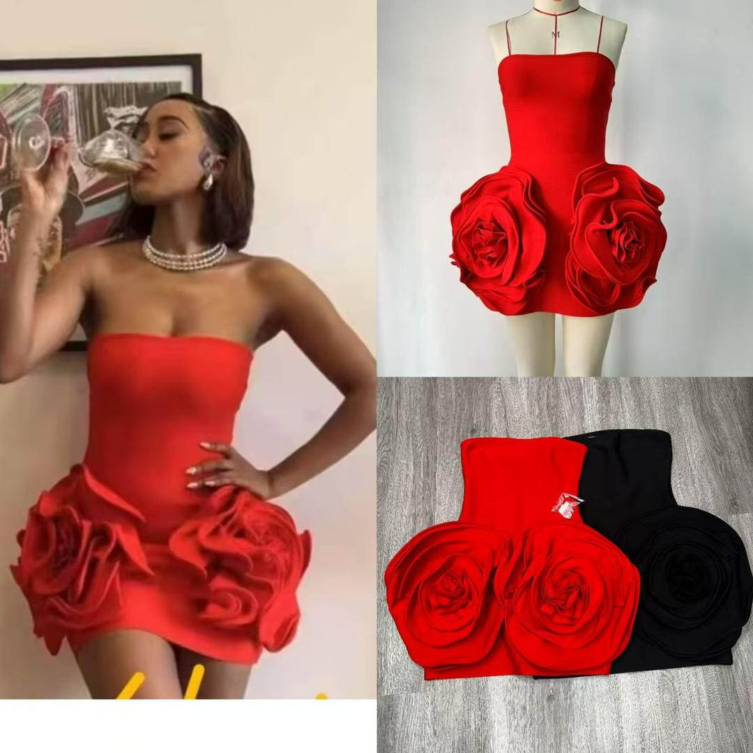 571 “Blooming Bloom” Sculptural Mini Dress
