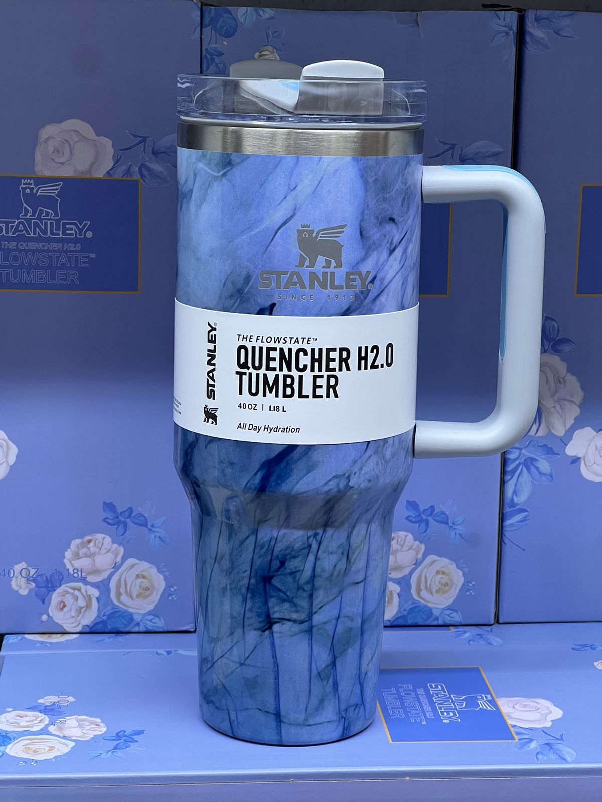 Stanley 40 oz Quencher H2.0 FlowState Tumbler – Arctic Twist
