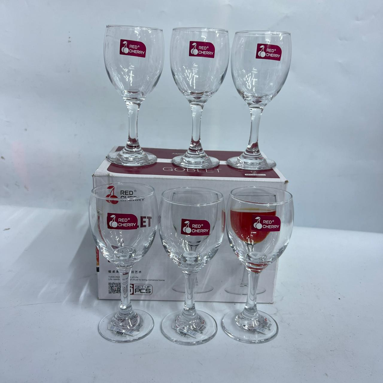Red Cherry Elegant Goblet Set (HG6112)