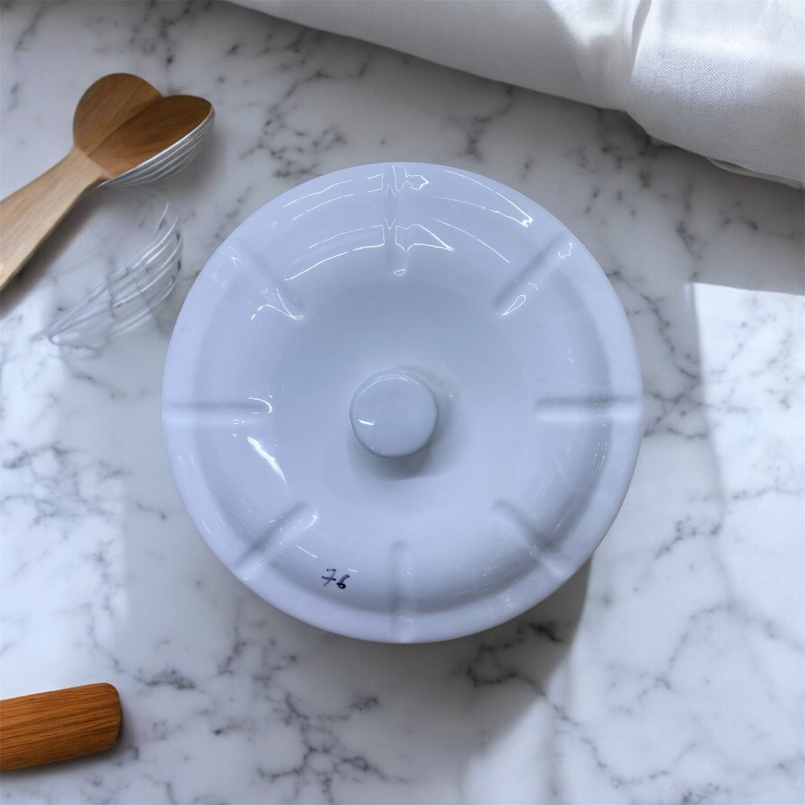 H76 10-inch Soup Pot Lid (Bright White)