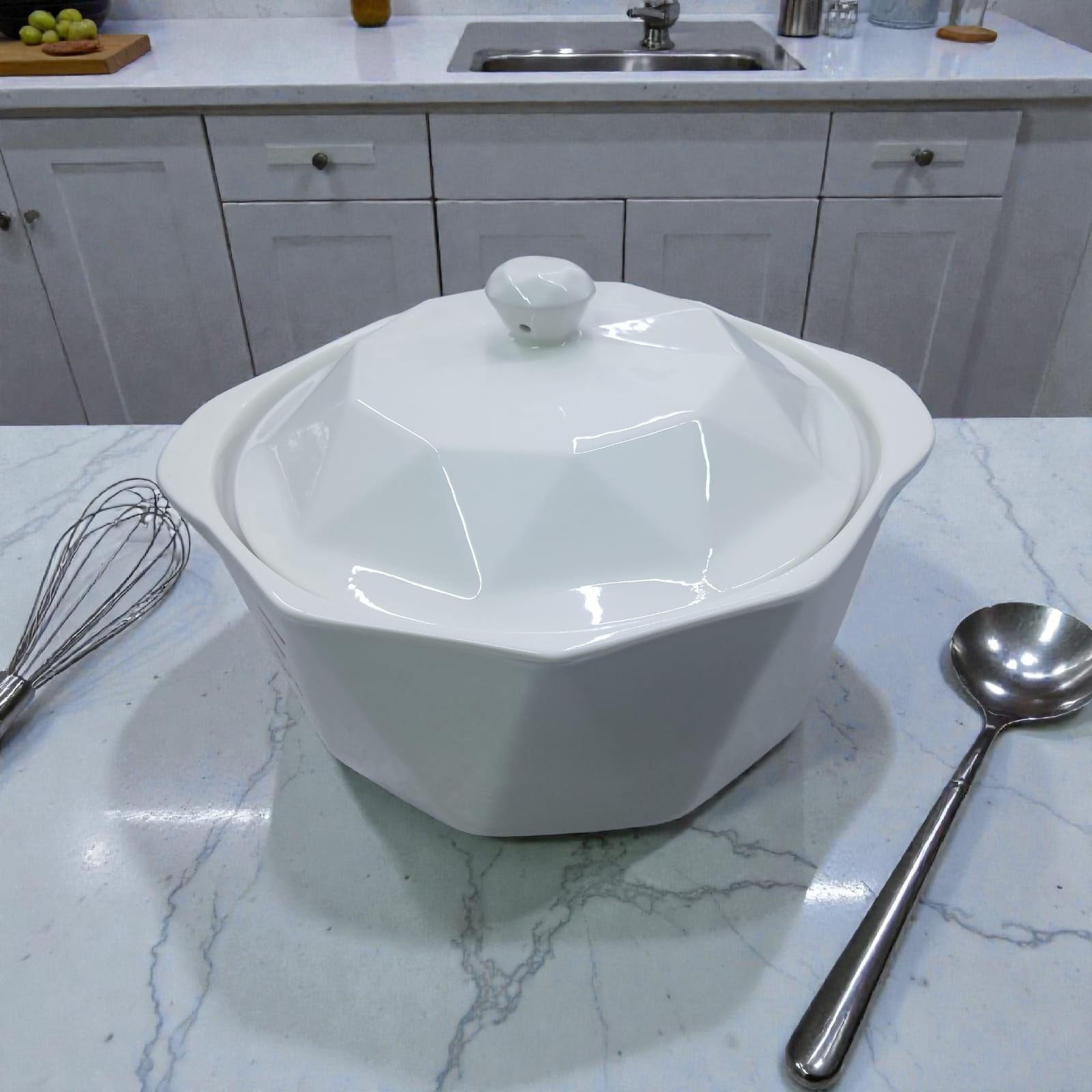 9-inch Diamond Ceramic Pot (JS-68)