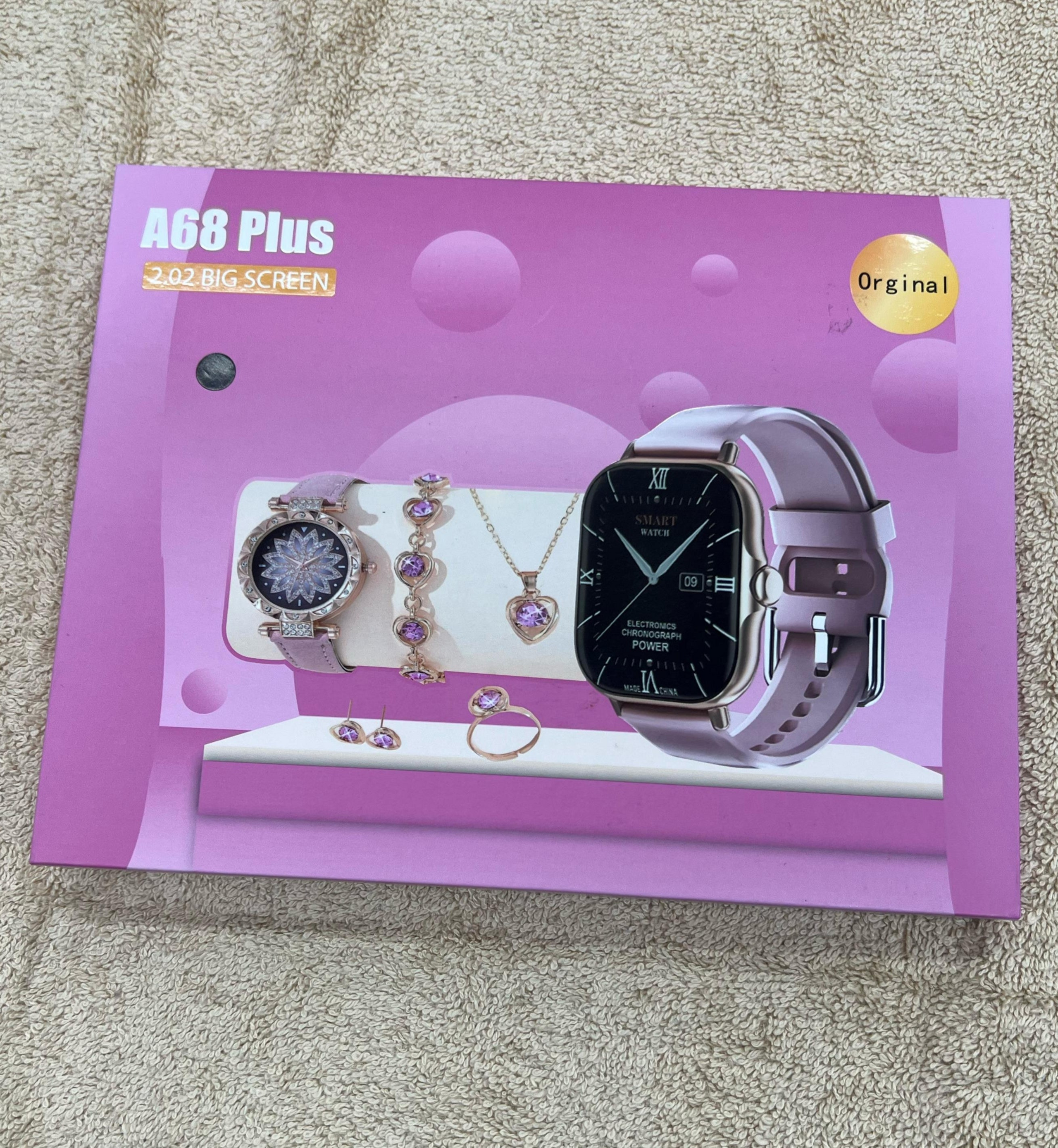 A68 Plus Smartwatch Gift Set – Women’s Edition