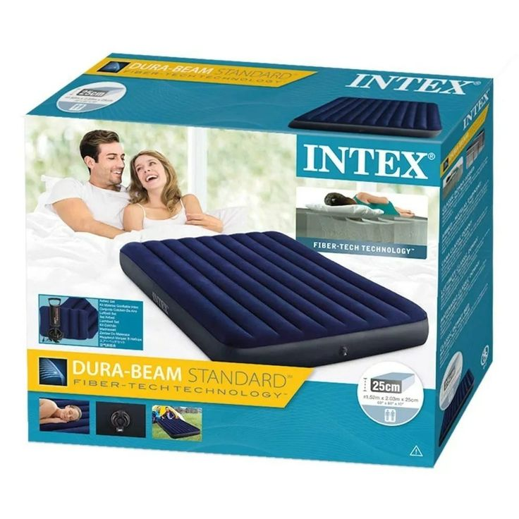 Intex Dura-Beam Airbed (Air-Matress Plus Pump)