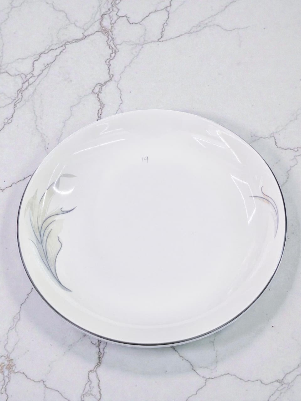 FL Black Edged 10-inch Fruit Platter