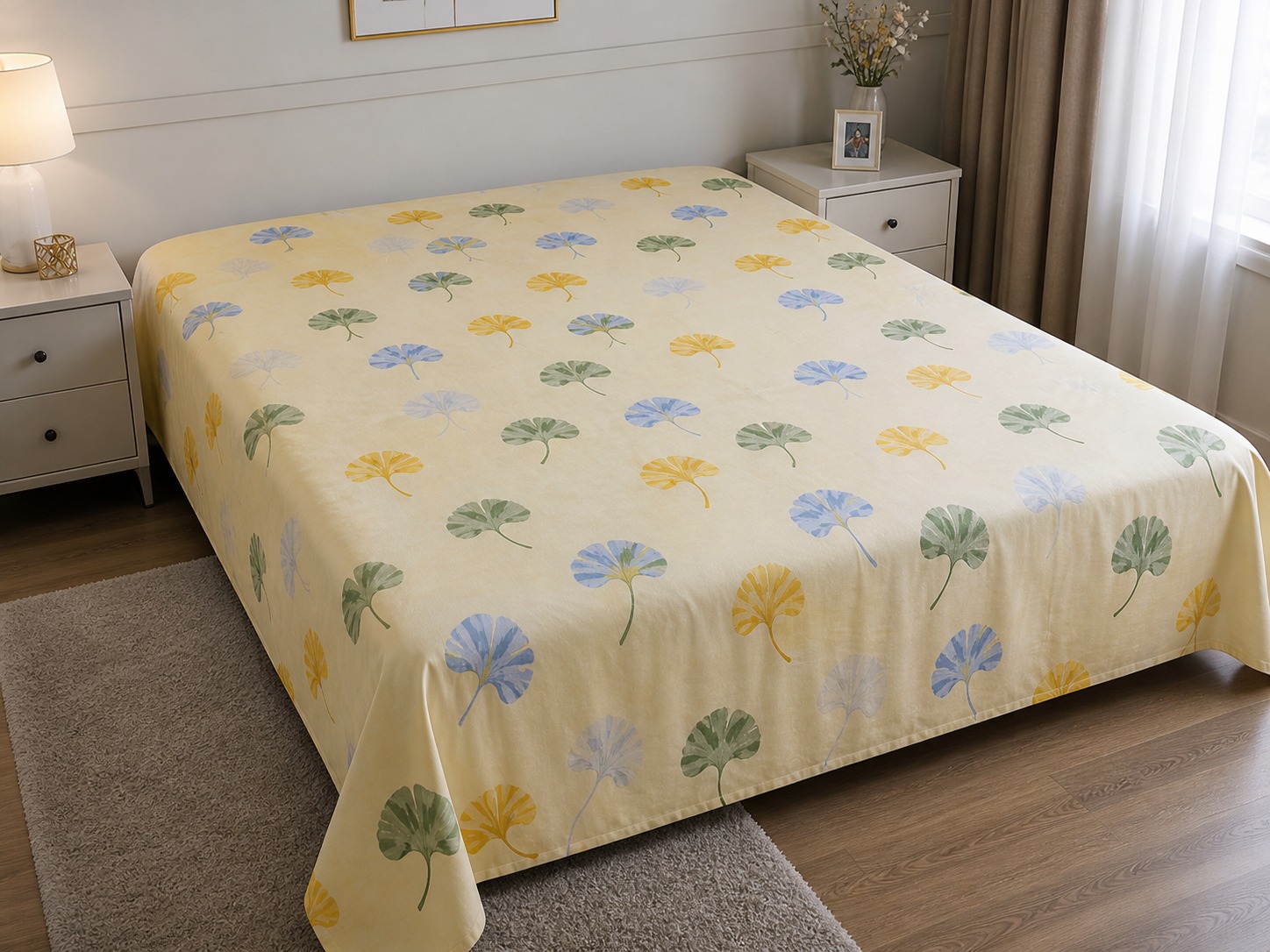 Image of Bedsheet 2pcs 5*6 (Printed Bed Cover Set)