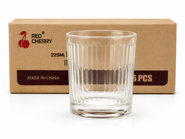 Image of Red Cherry Premium Whiskey Glass 6-piece Set-(70085SW)
