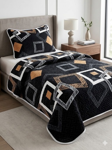 Image of Joyoung Coverlet & Sham Soft Bed Cover