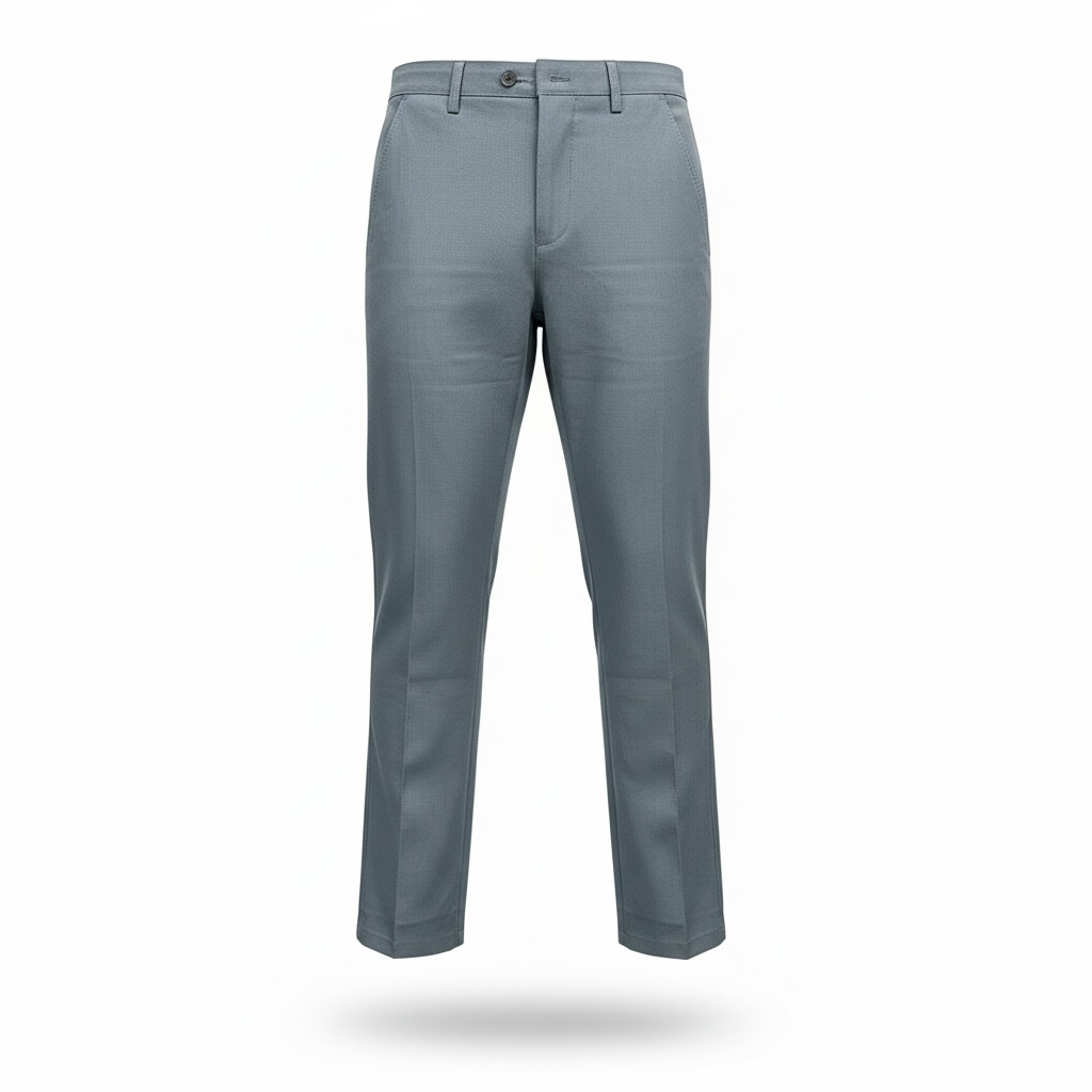 Image of Men Polyester Pants - Slim Fit