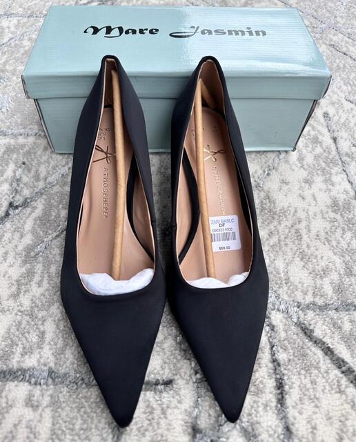 Image of Atmosphere Women’s Pointed Toe Satin Flats