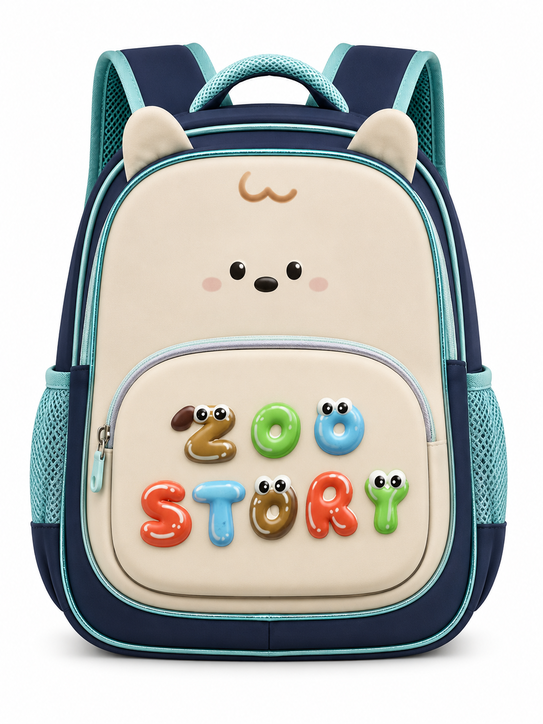 Image of Cute Cartoon Kids School Backpack