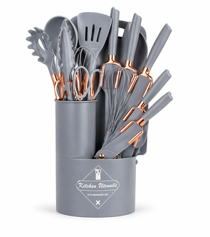 Image of 19 Piece Silicone Kitchen Utensil Set (XYSJ-0015)
