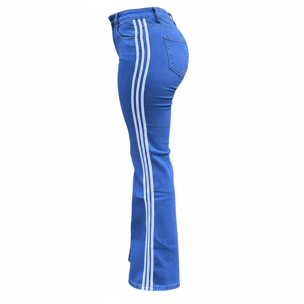 Image of Side Stripe Mummy Jeans 33861