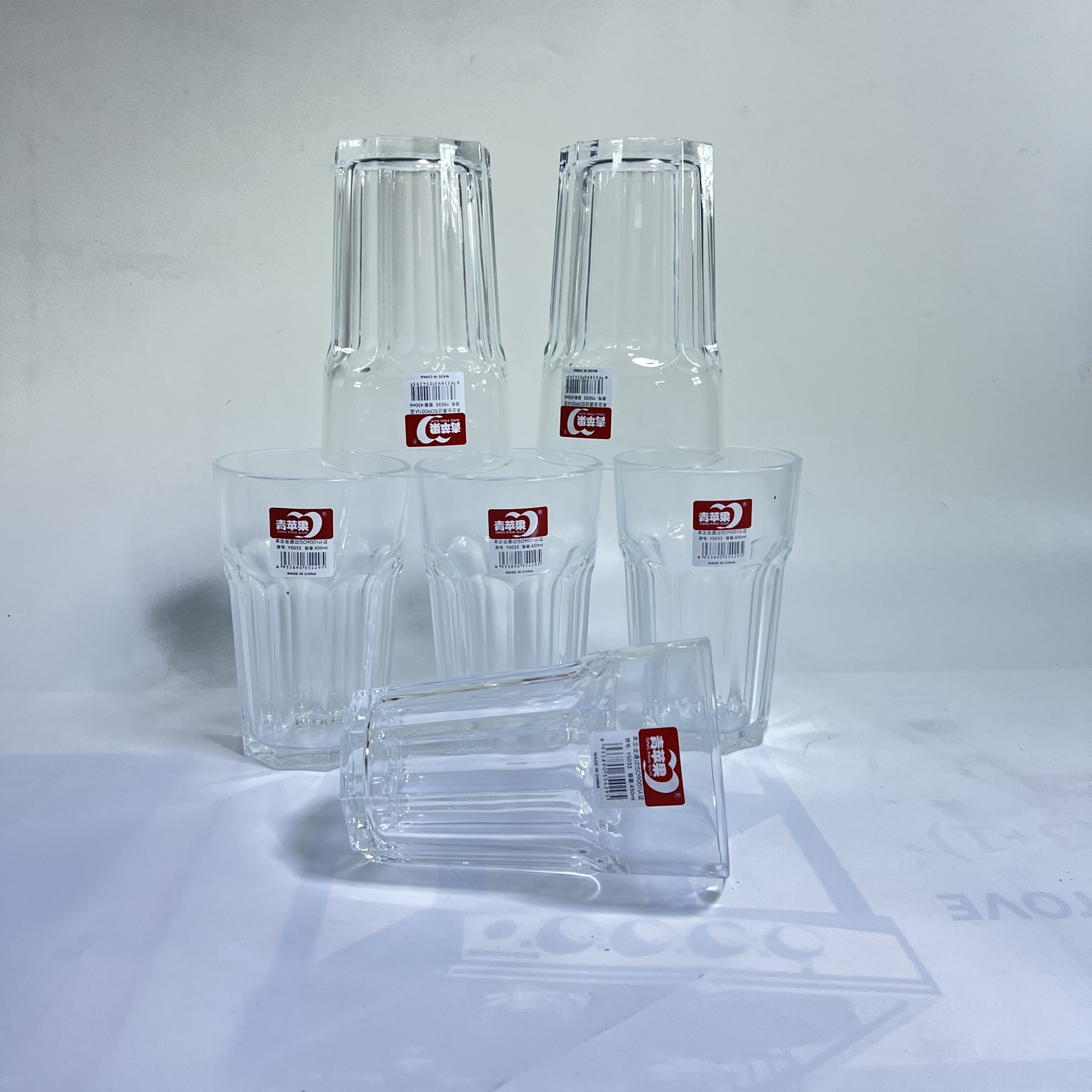 Image of Glass Water Tumbler Set-Y5033