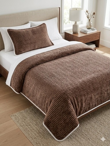 Image of Joyoung Coverlet & Sham Soft Bed Cover