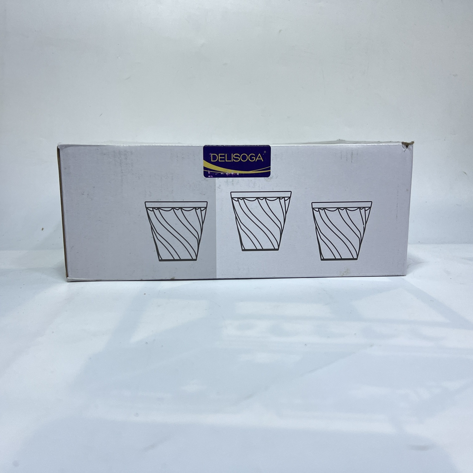 Image of Delisoga Crystal Tumbler Glass Set – 6pcs (DSKB016)