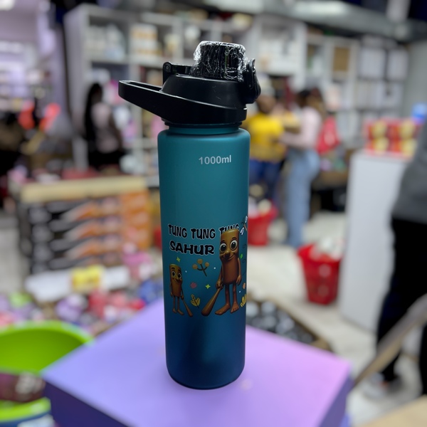 Image of Printed Sports Water Bottle 1000ml- (YH-P011A)