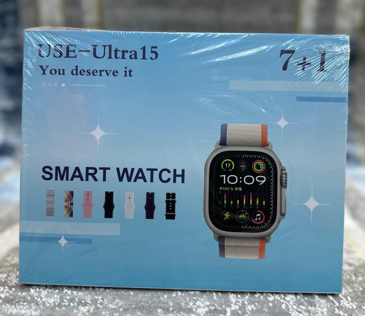 Image of Ultra 15 7+1 Smartwatch – Multi Strap Edition