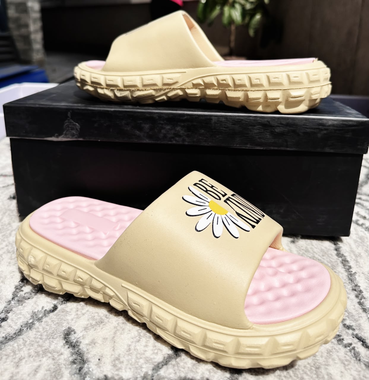 Image of BE KIND Daisy Platform Crocs