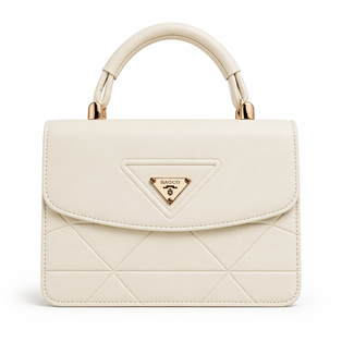 Image of Bagco Geometric Top Handle Handbag