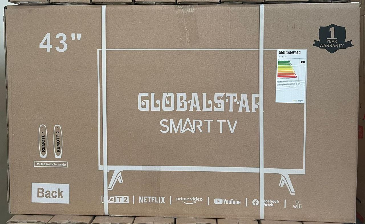 Image of Globalstar 32"43" Smart Android TV (Frameless/HD) with Netflix, YouTube,Prime Video, Built-in DVB-T2