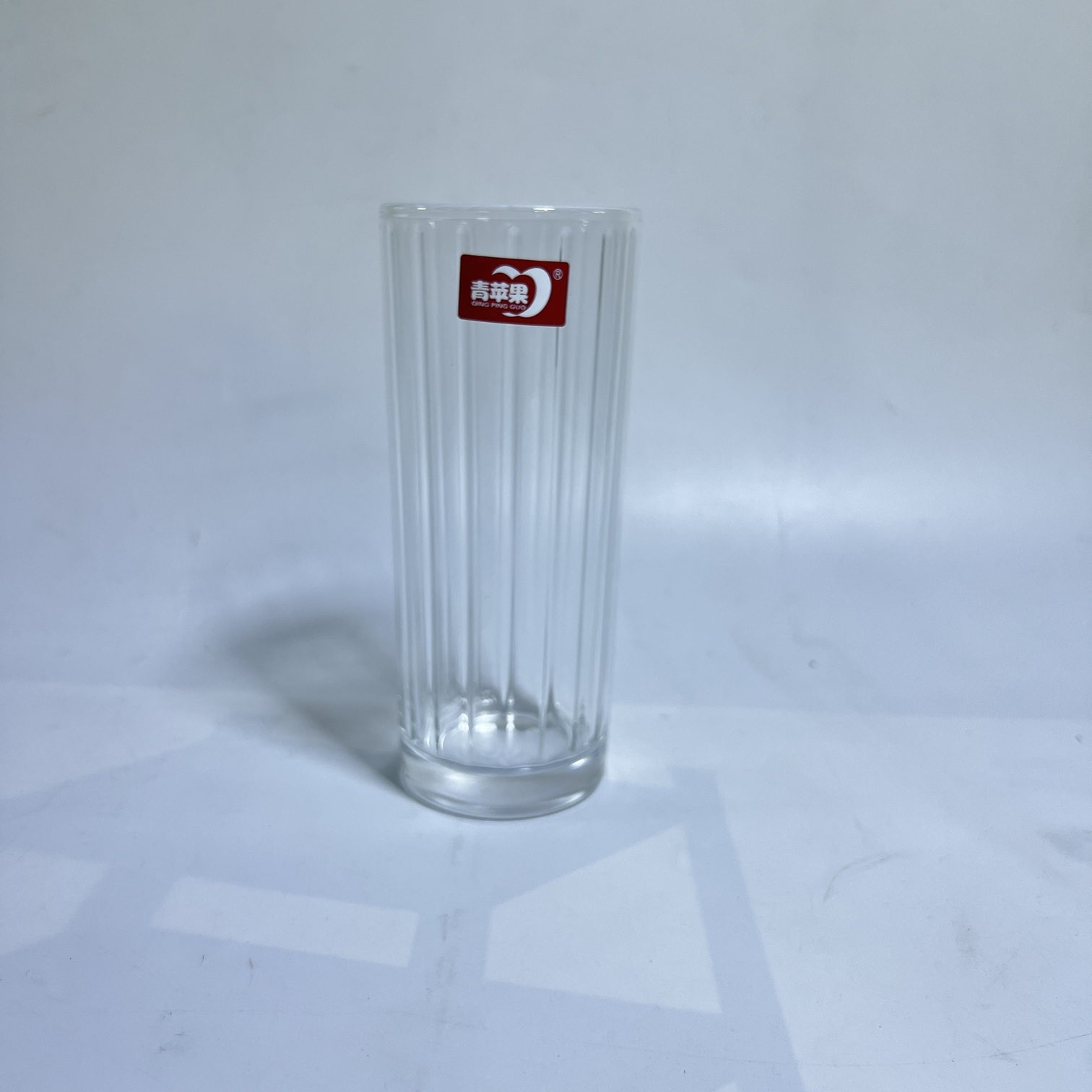 Image of Premium Ribbed Tall Glass Tumbler Set 350ML (65153Z)