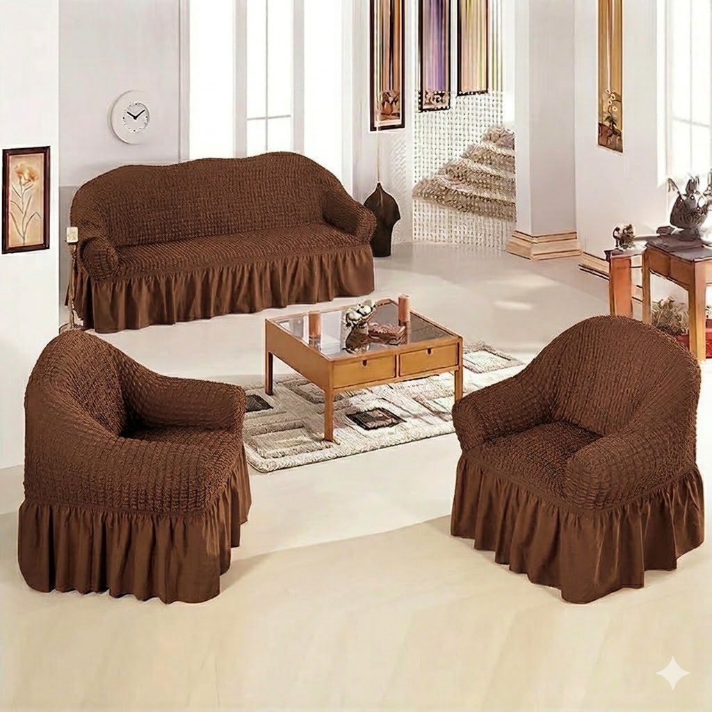 Image of Sofa cover/ Seat cover 1 seater/ 3 seater