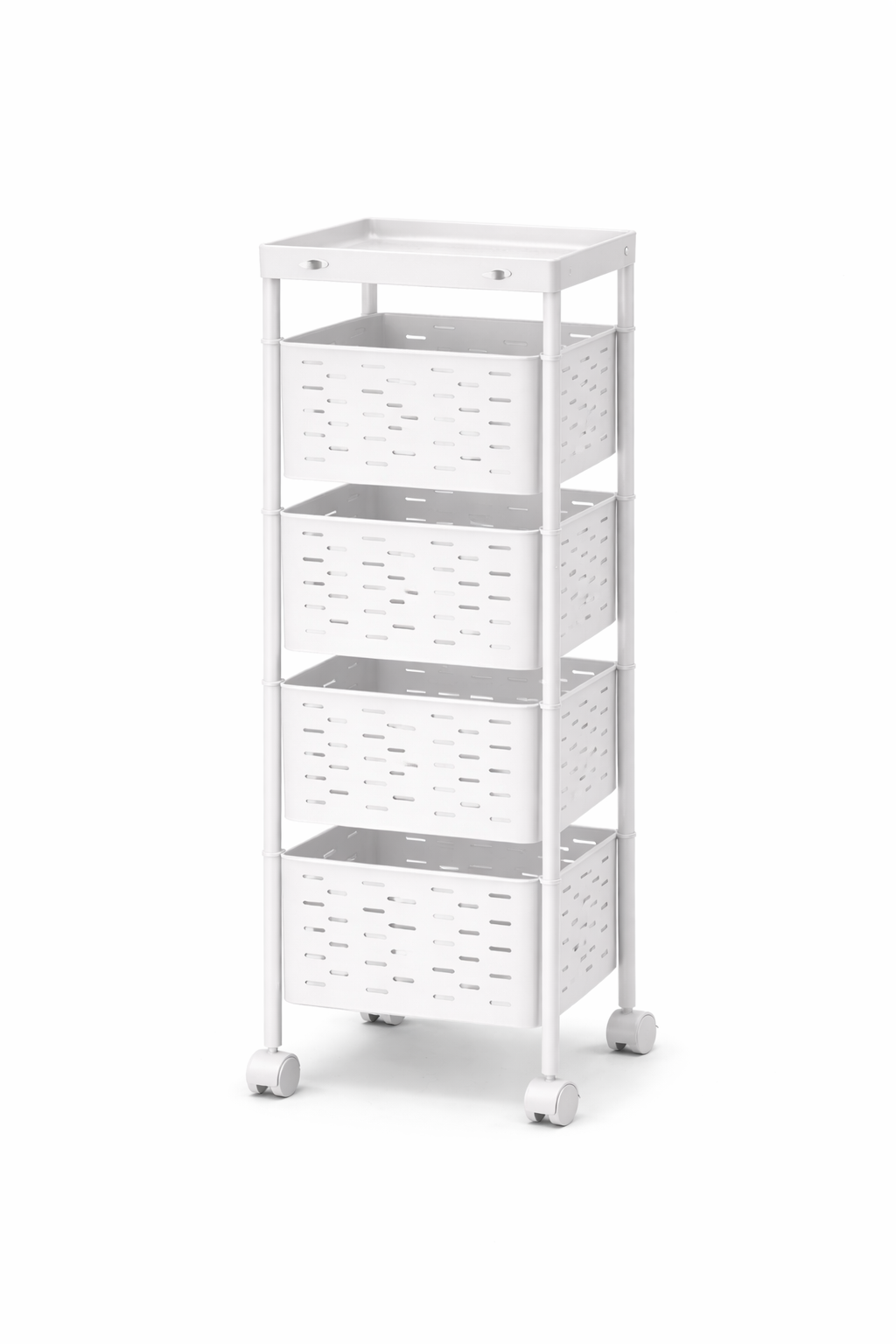 Image of 4-Tier Rolling Kitchen Utility Cart