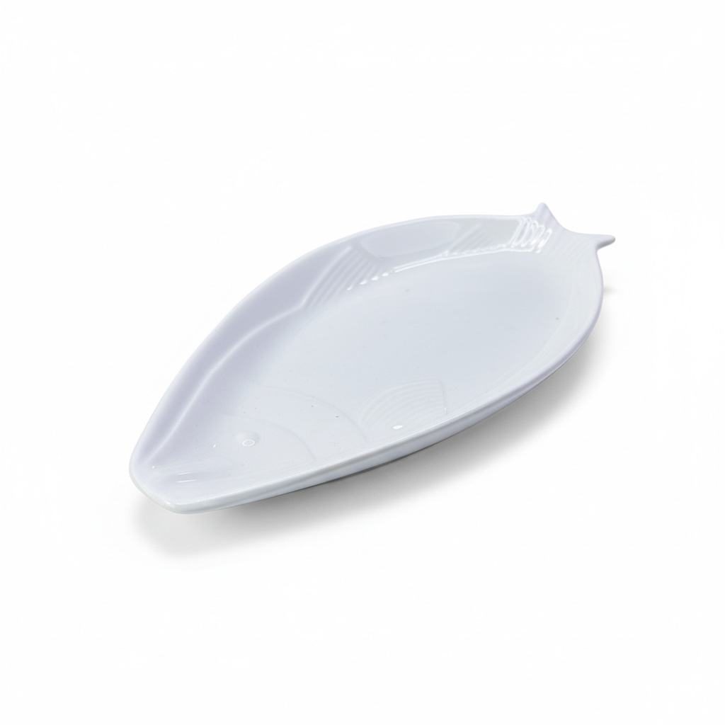 Image of Ceramic Fish Serving Plate Set