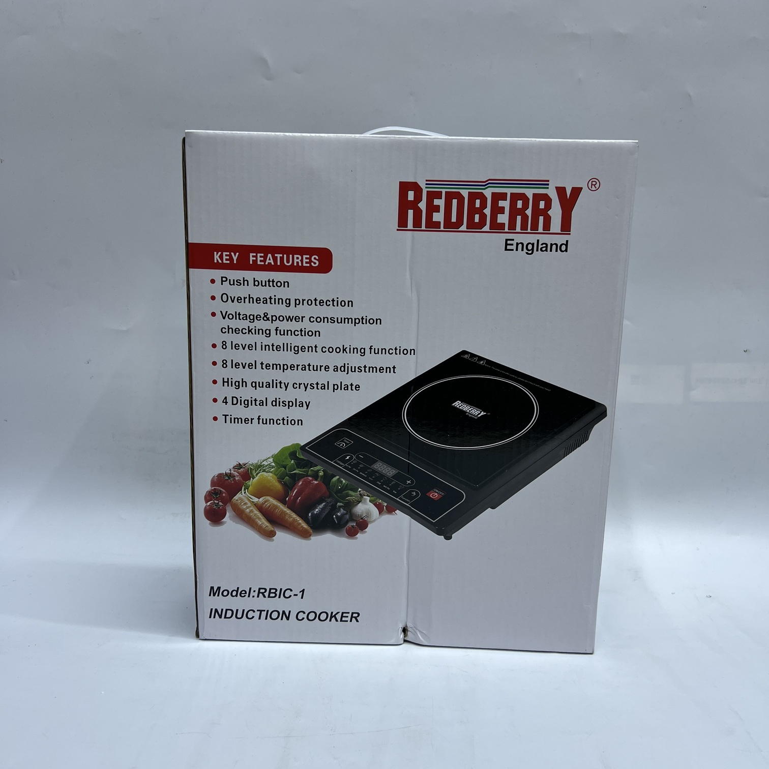 Image of Redberry Induction Cooker RBIC 1 – Portable Electric Induction Cooktop