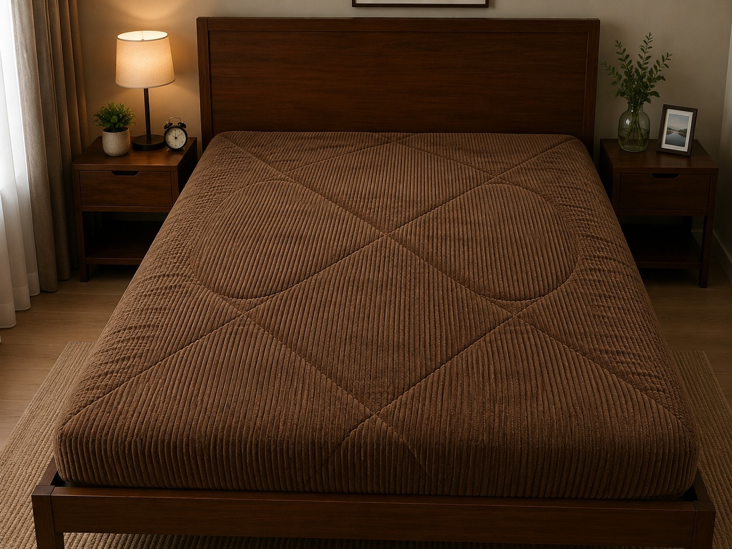 Image of Plain Velvet Duvet 6*6