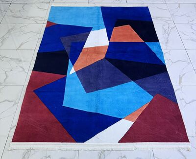 Image of Modern Geometric Area Rug 5*9