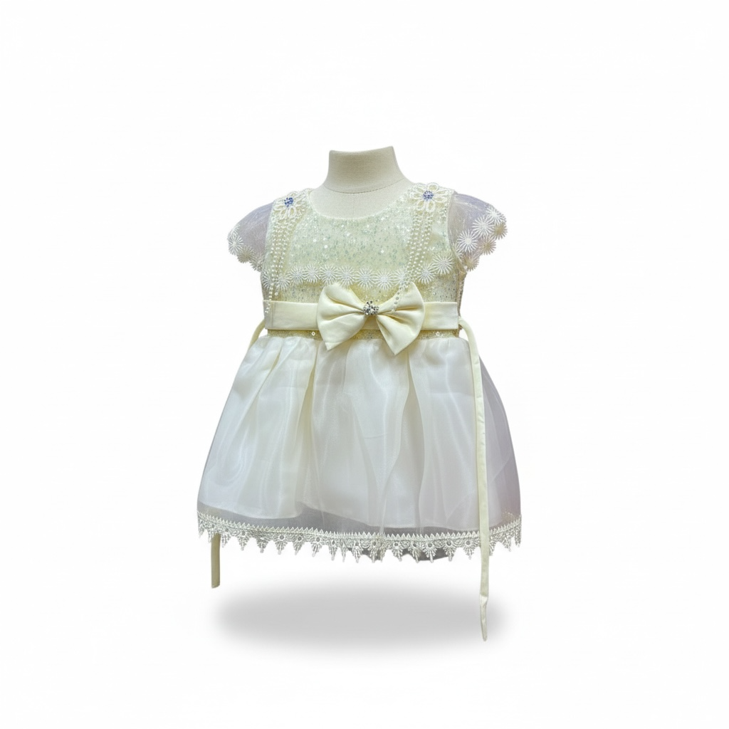 Image of Baby Girls Party Dress - Elegant Princess Style